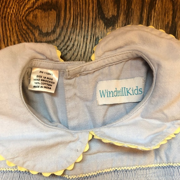 EASTER DRESS! Hand Smocked Toddler Dress 18mo - Picture 5 of 6